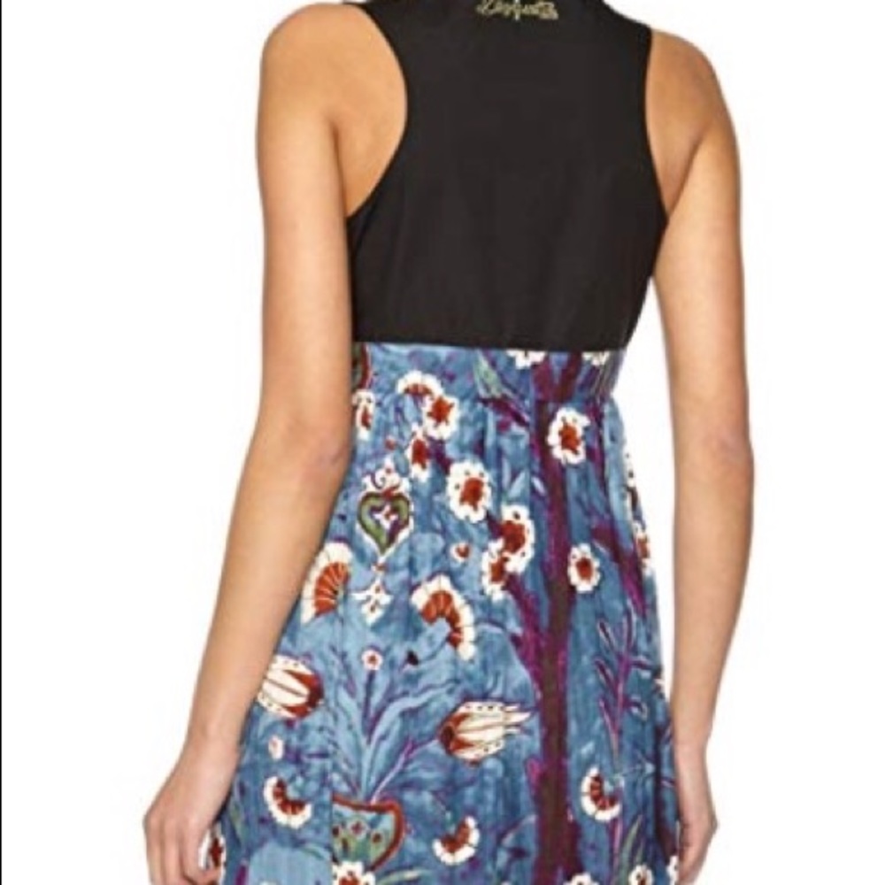 Rare Desigual Cindy Embellished Racerback Dress